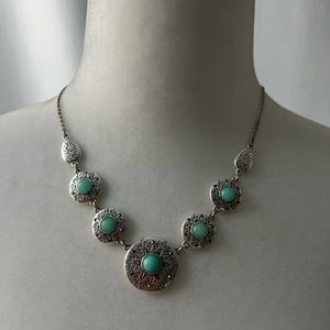 Lucky Brand Turquoise Collar Necklace